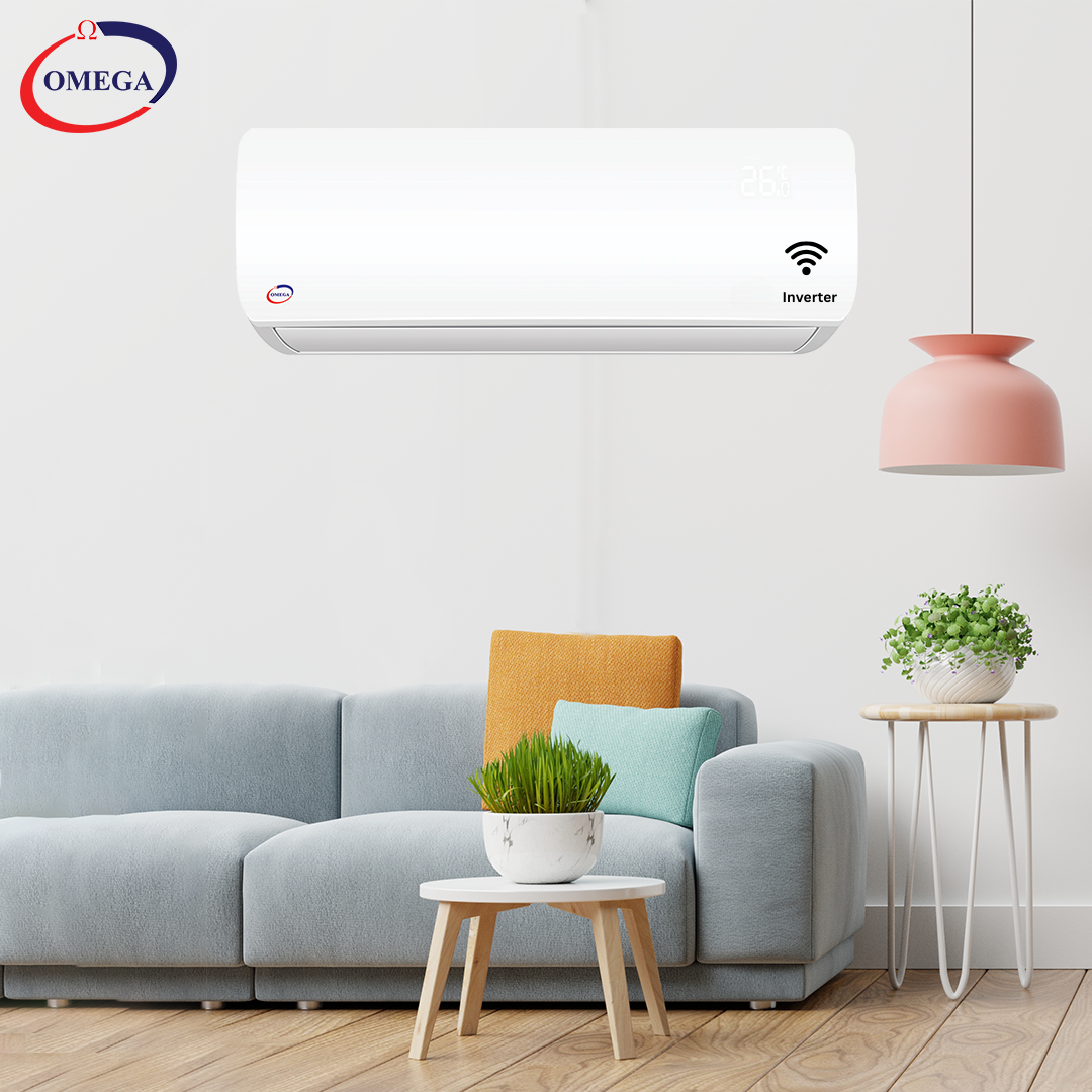 Omega-Wifii+UV 1 Ton Wall Mounted  Inverter AC 