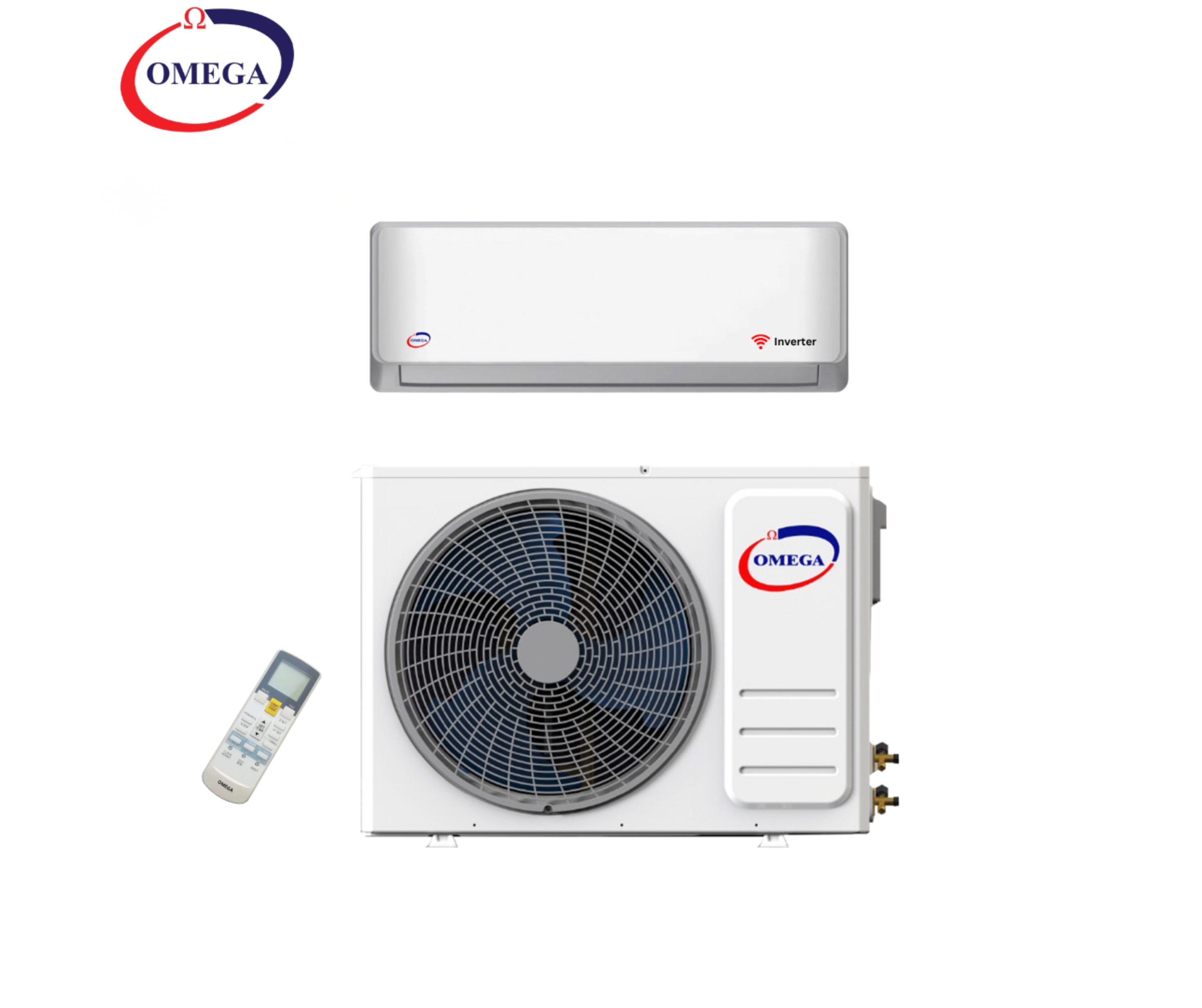 Omega-UV Shield 1 Ton Wall Mounted  Inverter AC 