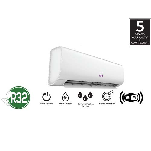 1.5 Ton Inverter Wall Mounted Split AC with Wifi and R32 Gas