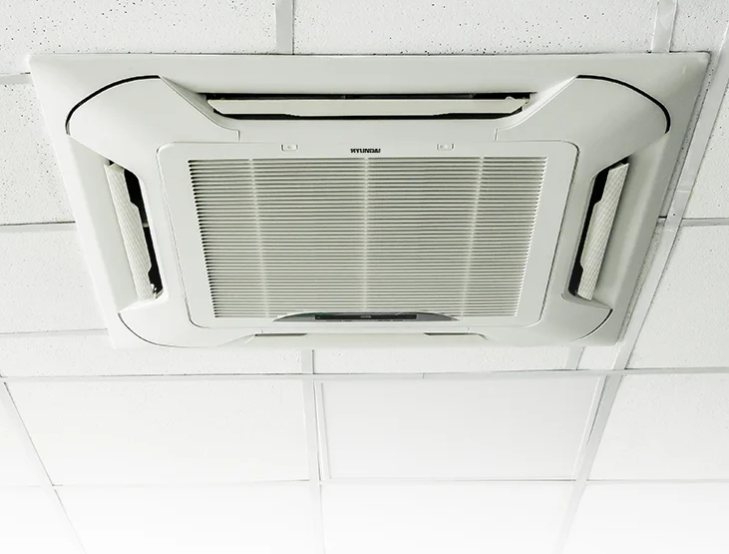 High capacity ceiling inverter cooling
