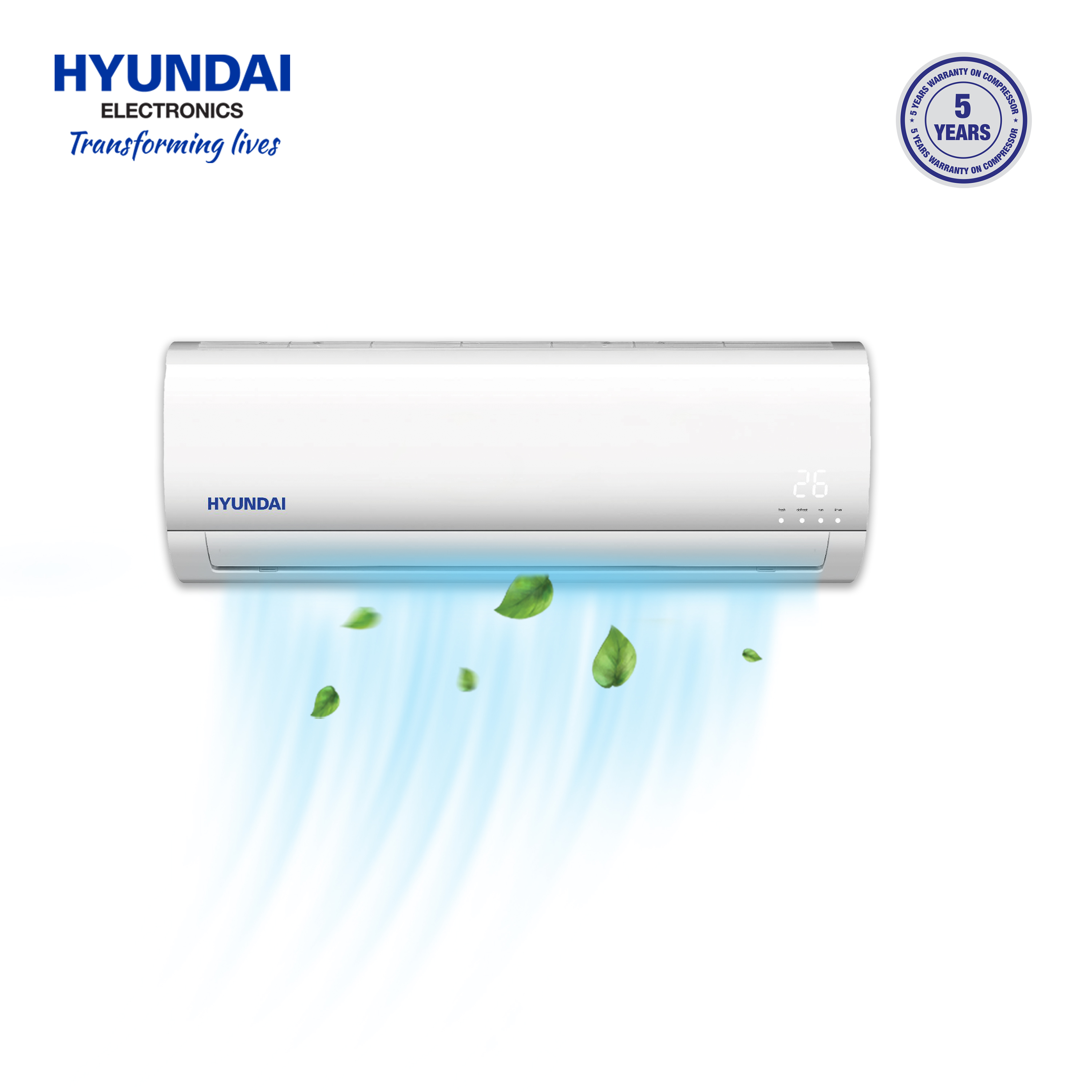 Efficient cooling with Hyundai 1 Ton Non-Inverter AC