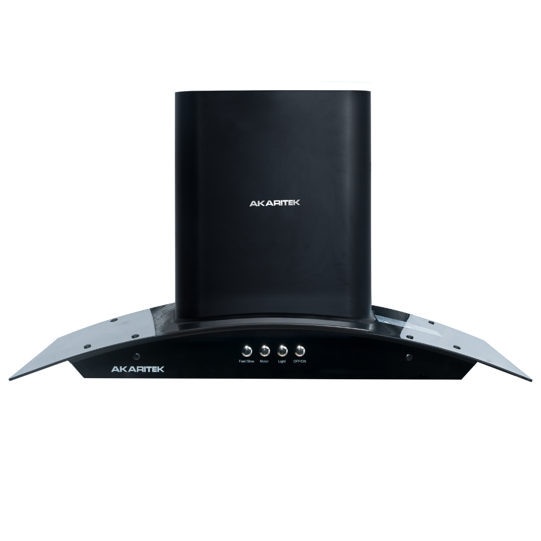 AKARITEK 900MM SS Cone Filter, Push Button Switch