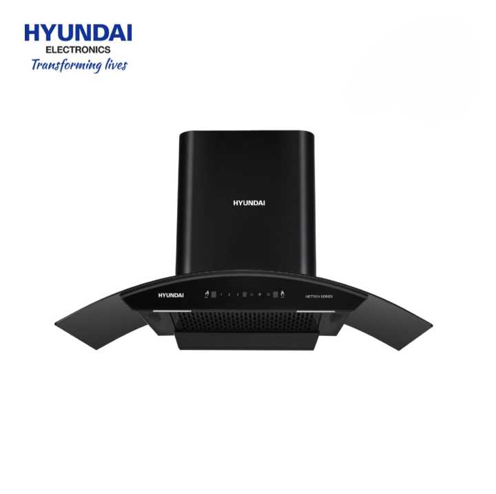 Stylish 90 CM kitchen chimney with curved design