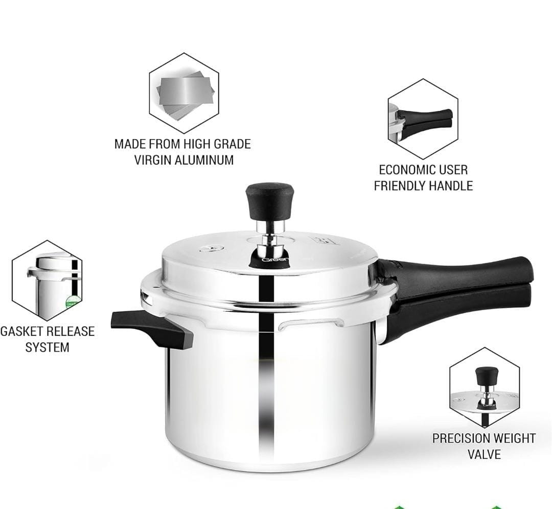 5 Liter Aluminum Pressure Cooker