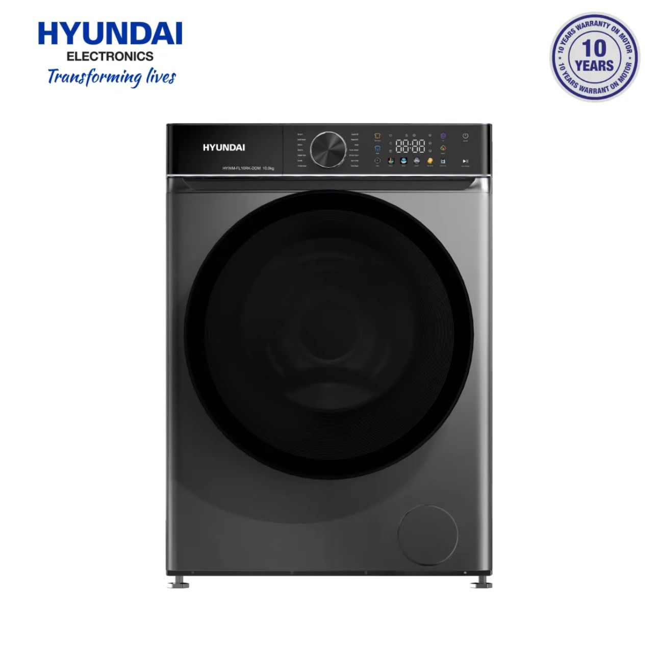 Large 10 Kg washing machine for big families