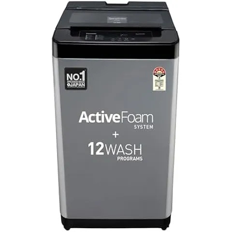 7.5 kg Front Panel Top Load Washing Machine in Inox Grey