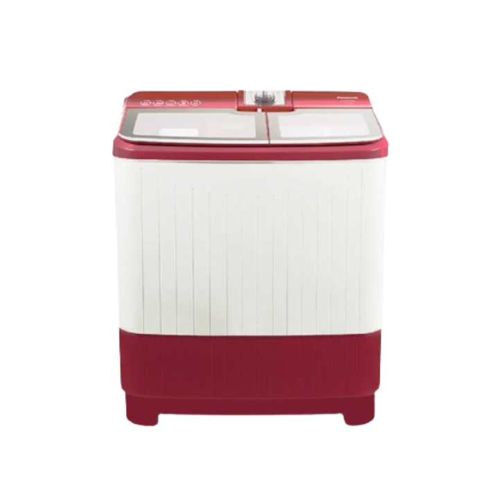 8 kg Semi Automatic Washing Machine in Red and White