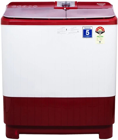 7 kg Semi Automatic Washing Machine in Red and White