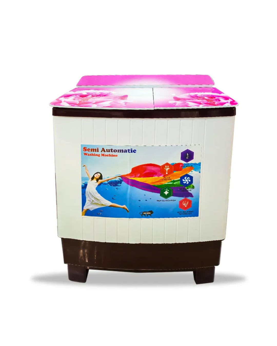 AKARITEK 8 Kg Semi Auto Washing Machine